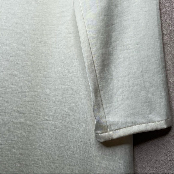 Saint Art Isabel Satin Long Sleeve Midi Dress-Champagne-Women’s M-Modest-NEW-NWT - Picture 6 of 15